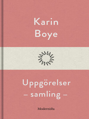 cover image of Uppgörelse